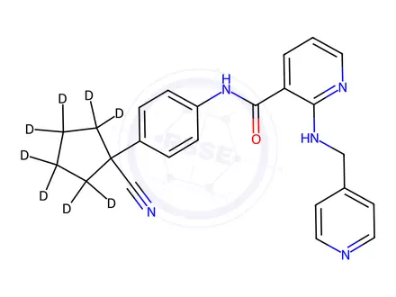 Chemical structure of Apatinib-d8