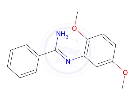 Chemical structure of N-(2,5-Dimethoxyphenyl)benzamidine