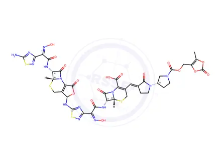 Chemical structure of Ceftobiprole Impurity 85