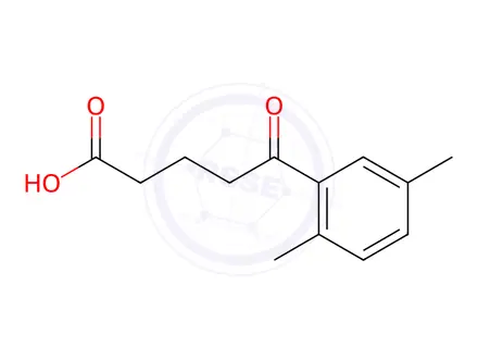 Chemical structure of 5-(2,5-DIMETHYLPHENYL)-5-OXOVALERIC ACID
