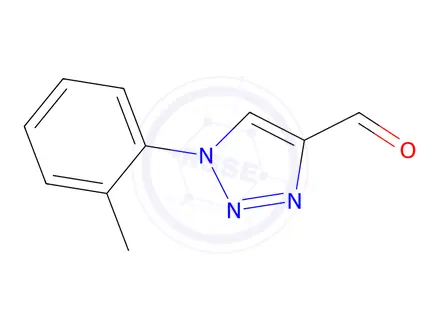 Chemical structure of 1-(2-Methylphenyl)-1h-1,2,3-triazole-4-carbaldehyde