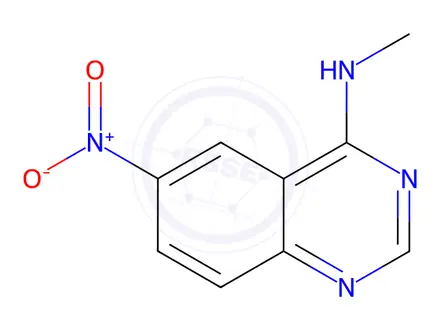 Chemical structure of N-methyl-6-nitroquinazolin-4-amine