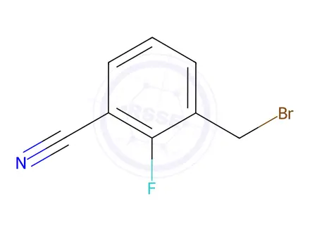 Chemical structure of 3-(Bromomethyl)-2-fluorobenzonitrile