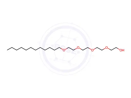 Chemical structure of Tetraethylene Glycol Monododecyl Ether
