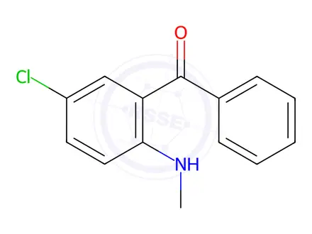 Chemical structure of Diazepam Impurity 4 (Diazepam EP Impurity D)