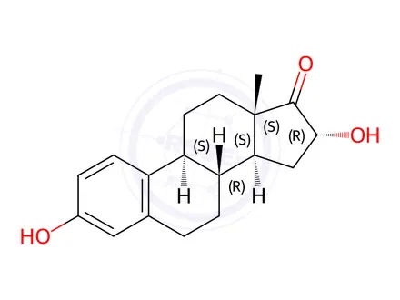 Chemical structure of 16α-Hydroxyestrone