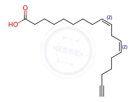 Chemical structure of (9Z,12Z)-Octadeca-9,12-dien-17-ynoic acid