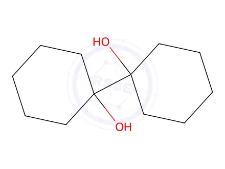 Chemical structure of 1-(1-Hydroxycyclohexyl)cyclohexan-1-ol