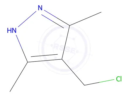 Chemical structure of 4-(chloromethyl)-3,5-dimethyl-1h-pyrazole