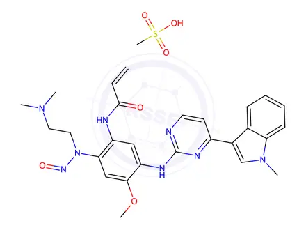Chemical structure of Osimertinib Impurity 39