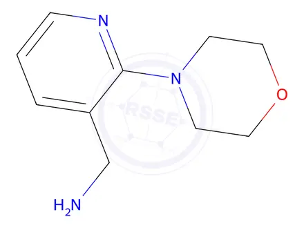 Chemical structure of 2-​(4-​morpholinyl)​-3-​Pyridinemethanamine