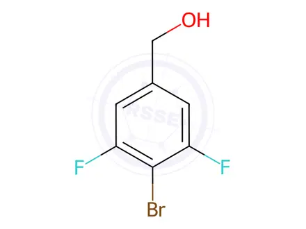 Chemical structure of (4-Bromo-3,5-difluorophenyl)methanol