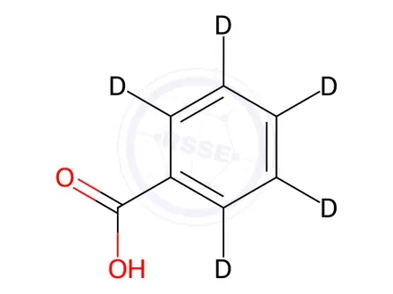 Chemical structure of Benzoic Acid-d5