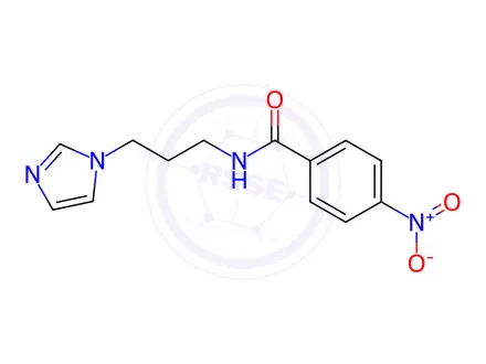 Chemical structure of N-[3-(1H-Imidazol-1-yl)propyl]-4-nitrobenzamide