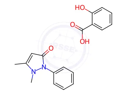 Chemical structure of Phenazone Salicylate