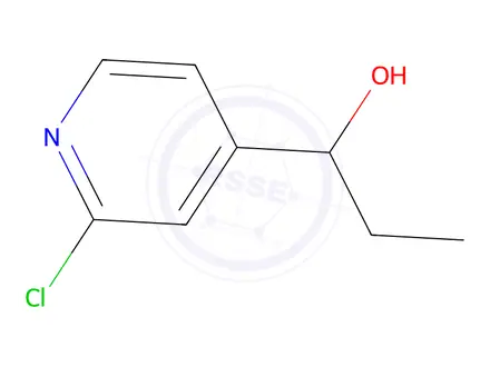 Chemical structure of 1-(2-chloropyridin-4-yl)propan-1-ol