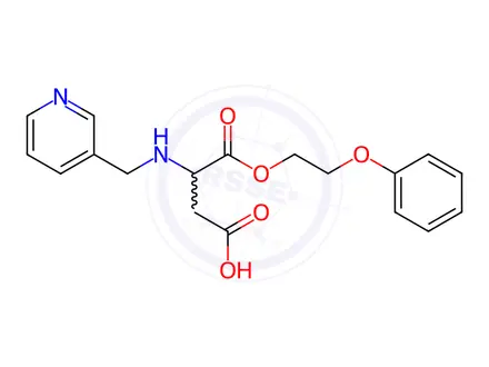 Chemical structure of 4-Oxo-4-(2-phenoxyethoxy)-3-((pyridin-3-ylmethyl)amino)butanoic acid
