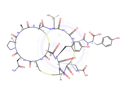 Chemical structure of Linaclotide Impurity 46
