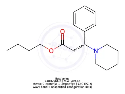 Chemical structure of Butaverine
