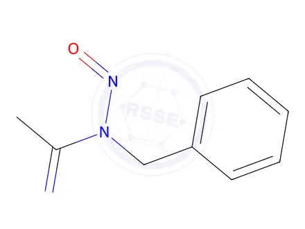 Chemical structure of N-Benzyl-N-Nitrosoacetimidamide