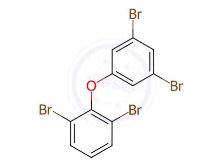 Chemical structure of 2,3',5',6-Tetrabromodiphenyl Ether