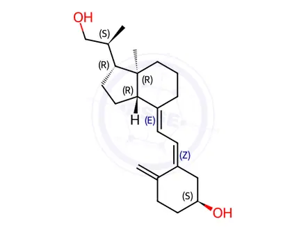 Chemical structure of (βS,1R,3aS,4E,7aR)-Octahydro-4-[(2Z)-2-[(5S)-5-hydroxy-2-methylenecyclohexylidene]ethylidene]-β,7a-dimethyl-1H-indene-1-ethanol