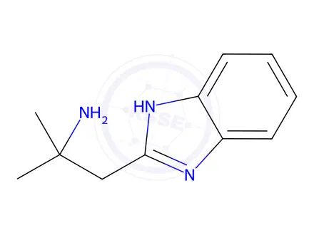 Chemical structure of 1-(1h-1,3-Benzodiazol-2-yl)-2-methylpropan-2-amine