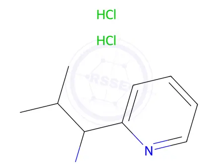 Chemical structure of [2-Methyl-1-(2-pyridinyl)propyl]amine Dihydrochloride