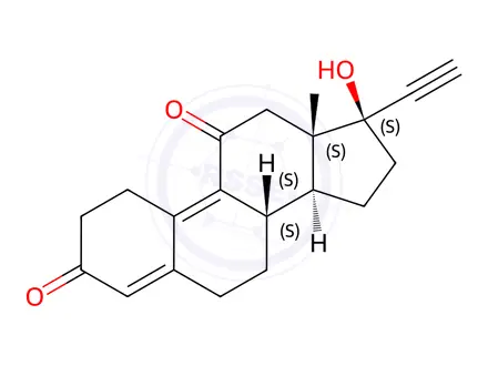 Chemical structure of Gestrinone Impurity 10