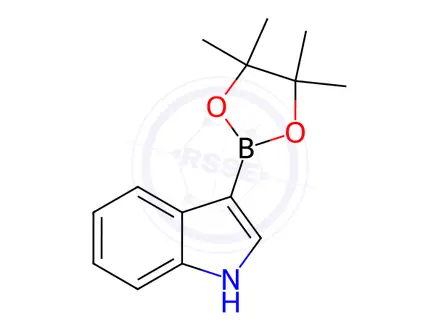 Chemical structure of Indole-3-Boronic Acid Pinacol Ester