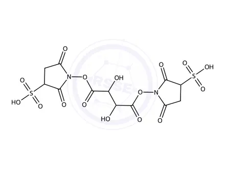 Chemical structure of Disulfosuccinimidyltartrate, 95%