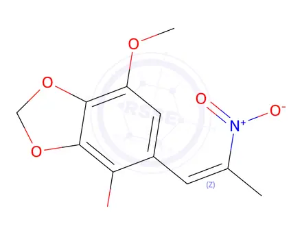 Chemical structure of 2-Nitro Iso-apiole