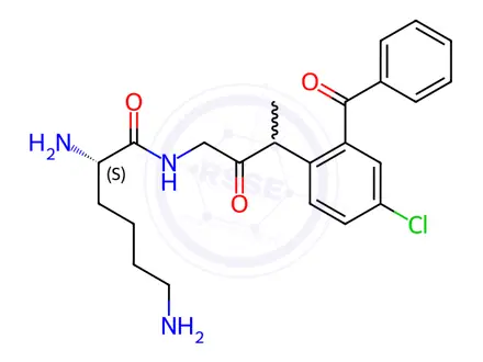 Chemical structure of Avizafone Dihydrobromide