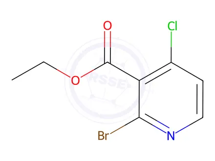 Chemical structure of Ethyl 2-bromo-4-chloronicotinate