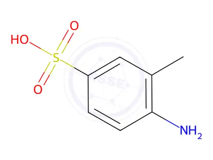 Chemical structure of 2-Methyl-4-Sulfoaniline