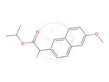 Chemical structure of Isopropyl 2-hydroxy-2-(6-methoxynaphthalen-2-yl)acetate
