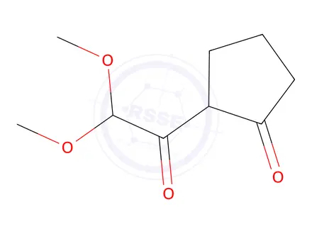 Chemical structure of 2-(2,2-Dimethoxyacetyl)cyclopentan-1-one