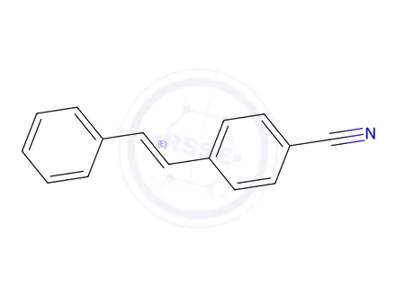 Chemical structure of Stilbene-4-carbonitrile