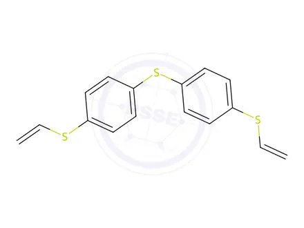 Chemical structure of BIS(4-VINYLTHIOPHENYL)SULFIDE