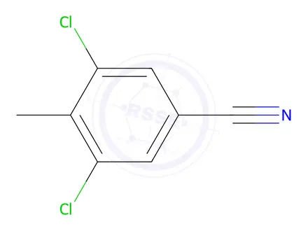 Chemical structure of 3,5-Dichloro-4-methylbenzonitrile