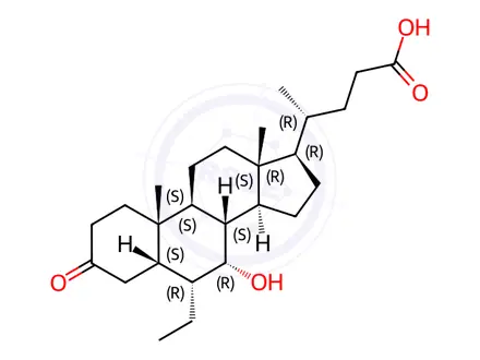 Chemical structure of Obeticholic Acid Impurity 99