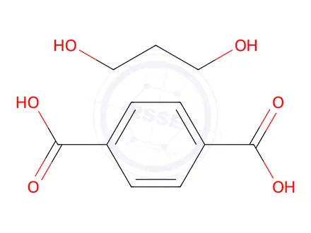 Chemical structure of Polytrimethylene terephthalate resins