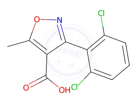 Chemical structure of Dicloxacillin EP Impurity D