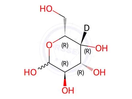 Chemical structure of D-[4-2H]galactose