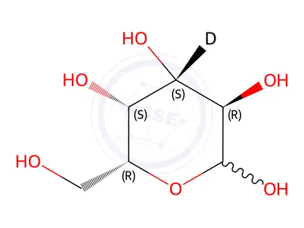 Chemical structure of D-[3-2H]galactose