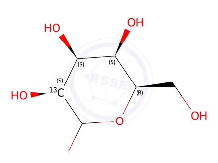 Chemical structure of D-[2-13C]talose