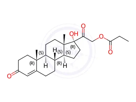 Chemical structure of Clascoterone Impurity 1