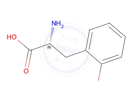 Chemical structure of D-o-Tyrosine