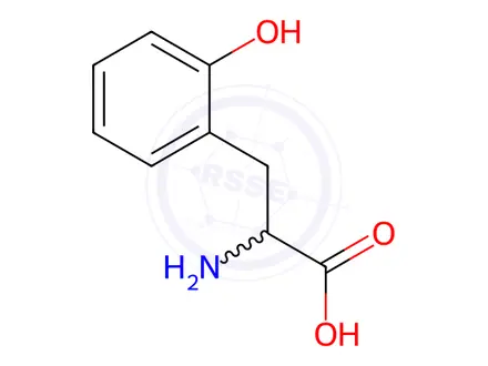 Chemical structure of DL-O-Tyrosine