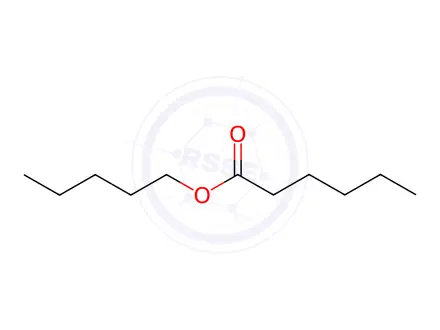 Chemical structure of Amyl Hexanoate